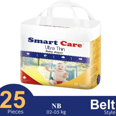 SmartCare Baby Belt System Baby Diaper (For New Born) (2-5 KG) (1-25pcs) - Rokomari product